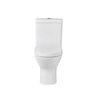 Resort Mini Flush-to-Wall Toilet with Soft-Close Seat