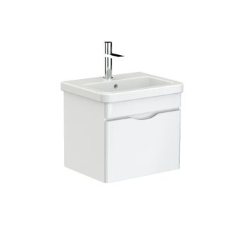 Saneux INDIGO 1-drawer unit gloss white for 50cm basin Gloss White