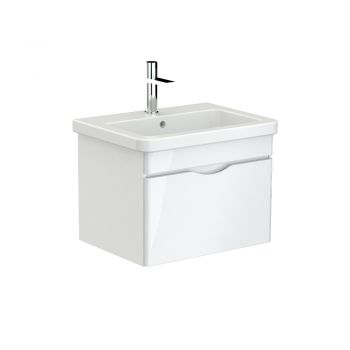 Saneux INDIGO 1-drawer unit gloss white for 60cm basin Gloss White