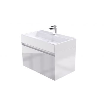 Saneux PODIUM 1 drawer gloss white unit - Handle less (for 39003)