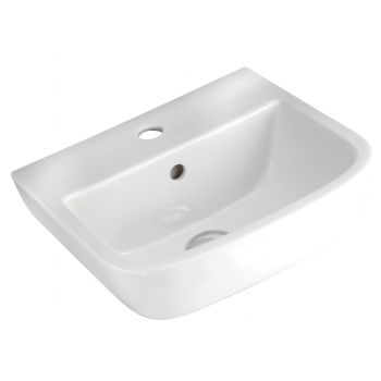 Series 600 400mm Cloakroom Basin - 1 Tap Hole