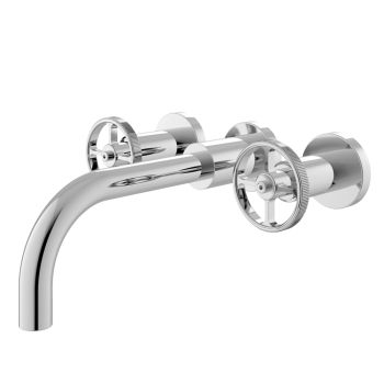 Industrial 3TH Wall Mounted Basin Mixer - TIW317