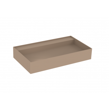 Saneux ICON 80 x 45 cm Vessel basin NO /TH - Sit on only - Sandstone