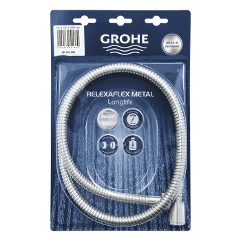 Grohe Relexaflex Metal Longlife Metal shower hose 1250